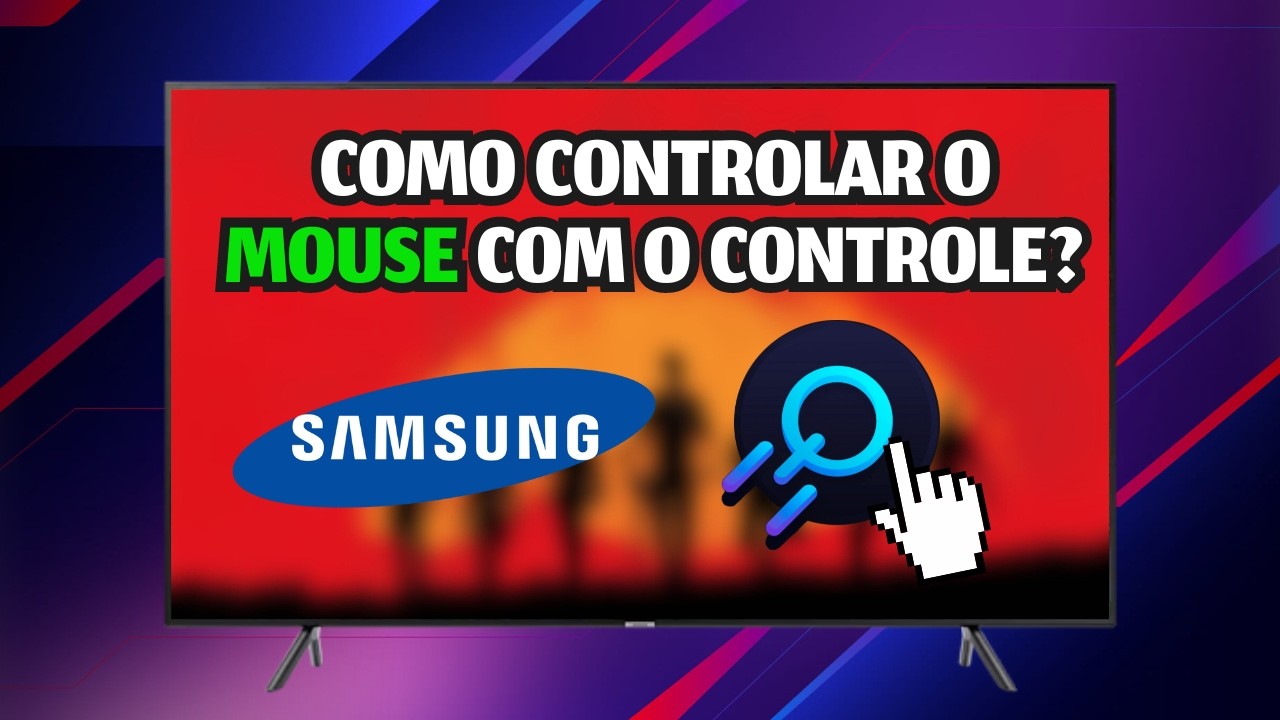 COMO CONTROLAR o MOUSE no APP BOOSTEROID da TV SAMSUNG com um CONTROLE?