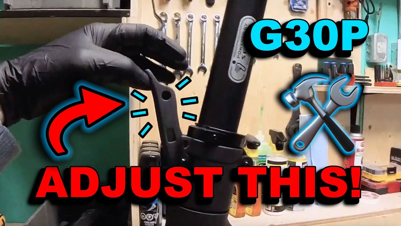 MAX G30P Folding Mechanism Too Loose? Here’s How to Fix It 🤠🛴🛠️🧰
