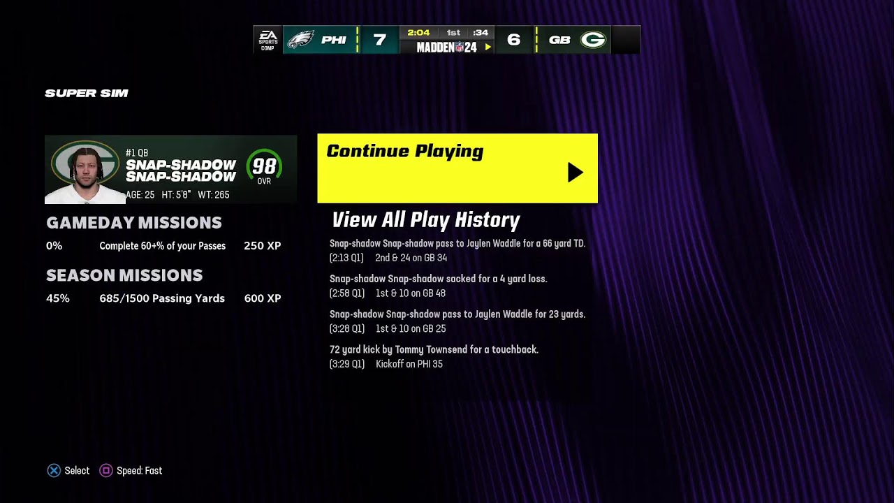 Madden24🎮:Snap-shadow6
