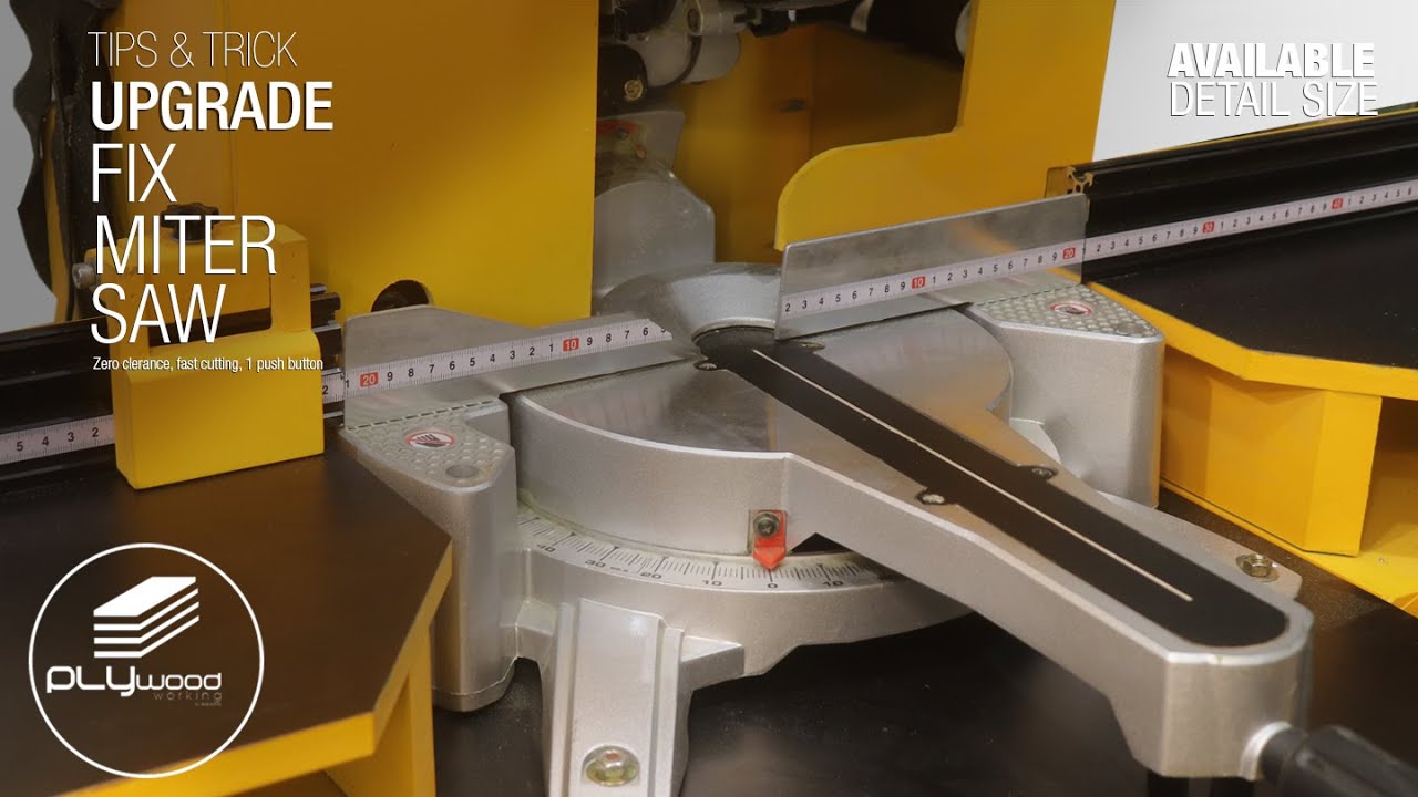 Upgrade & Fix Miter Saw - Tips & Trick