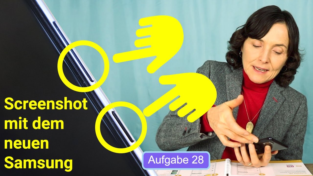 Screenshot: Den Bildschirm abfotografieren. Smartphonekurs mit dem Samsung Teil 28.