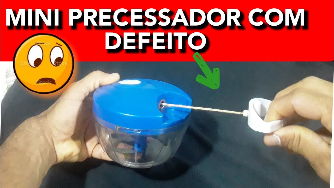 conserto do mini processador manual com defeito ./ processador manual