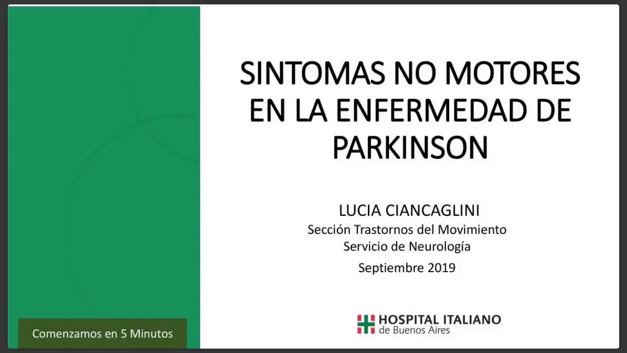 Webinars con el Hospital Italiano / Parte 2 / Síntomas no motores
