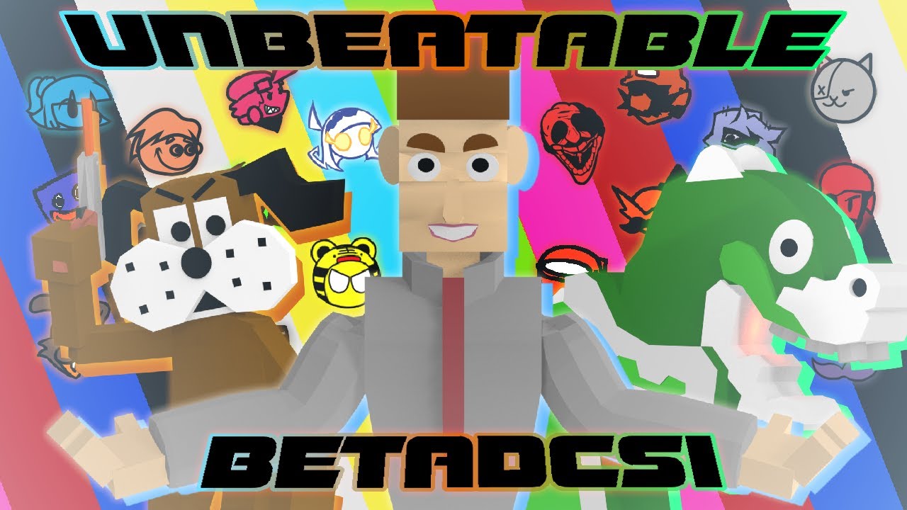 Unbeatable, but every turn a different character sings it [FNF]