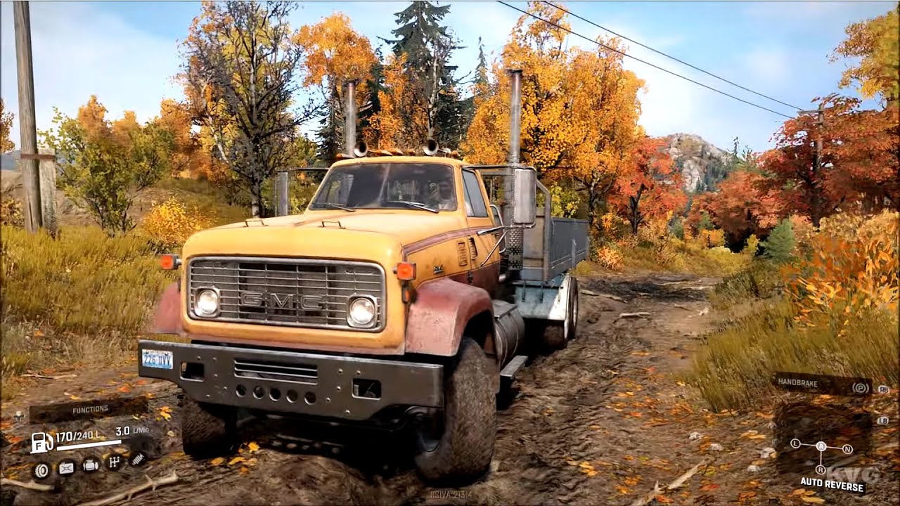 SnowRunner - GMC MH9500 - Open World Free Roam Gameplay (PC HD) [1080p60FPS]