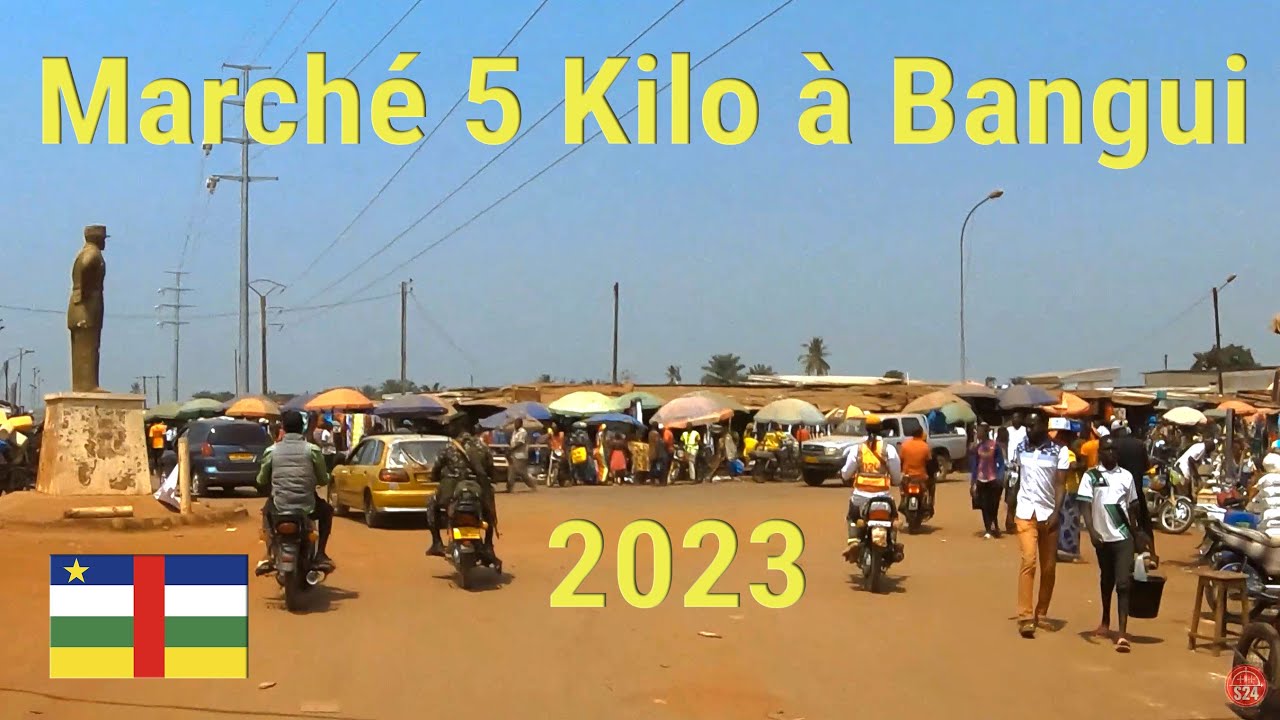 Le marché du 5e Kilomètre à Bangui -  Мусульманский рынок 5го километра в Банги