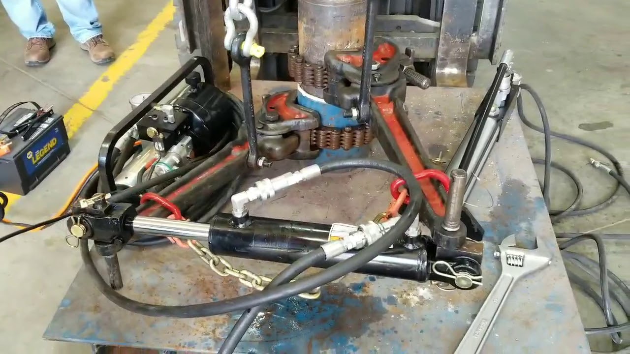 HYDRAULIC CHAIN PIPE WRENCH BAKER HUGHES DEMO 2019 NIBTORQUE