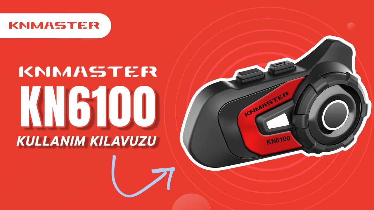 Knmaster KN6100 Bluetooth İnterkom / İntercom Seti Kullanım Kılavuzu