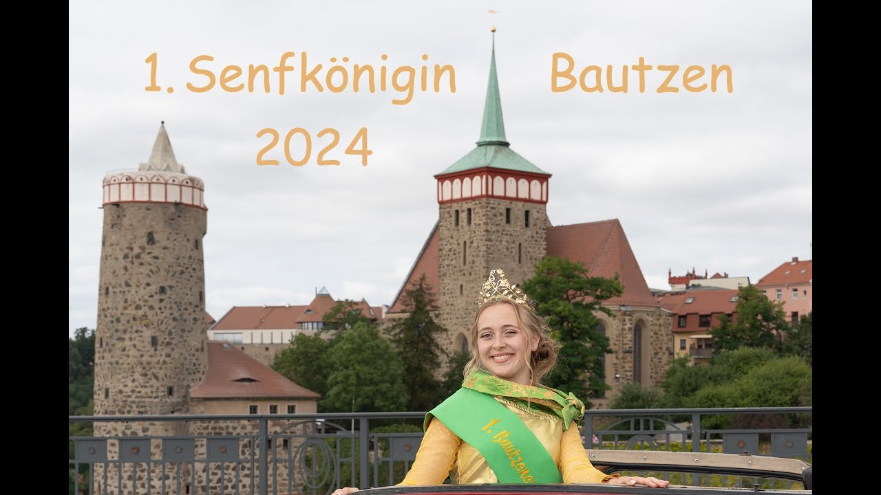 Krönung der 1. Senfkönigin Bautzen Vivien Lenz