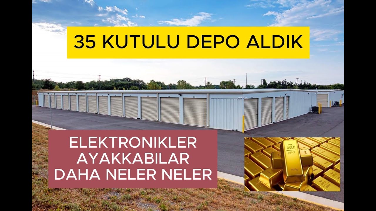 35 KUTULU DEPO ALDIK... ALTINLAR, AYAKKABILAR ve DAHA NELER NELER...