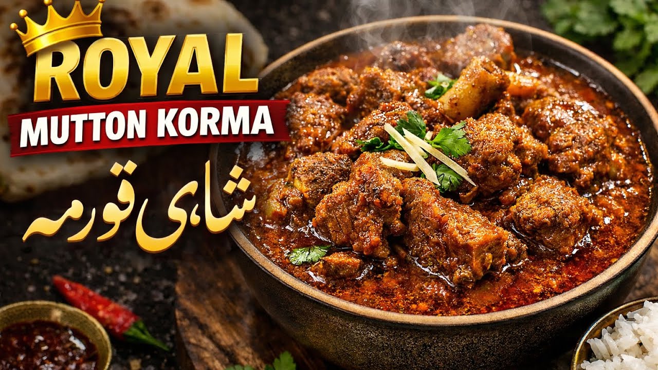 Authentic Mutton Korma Recipe | Perfect for Eid & Special Occasions