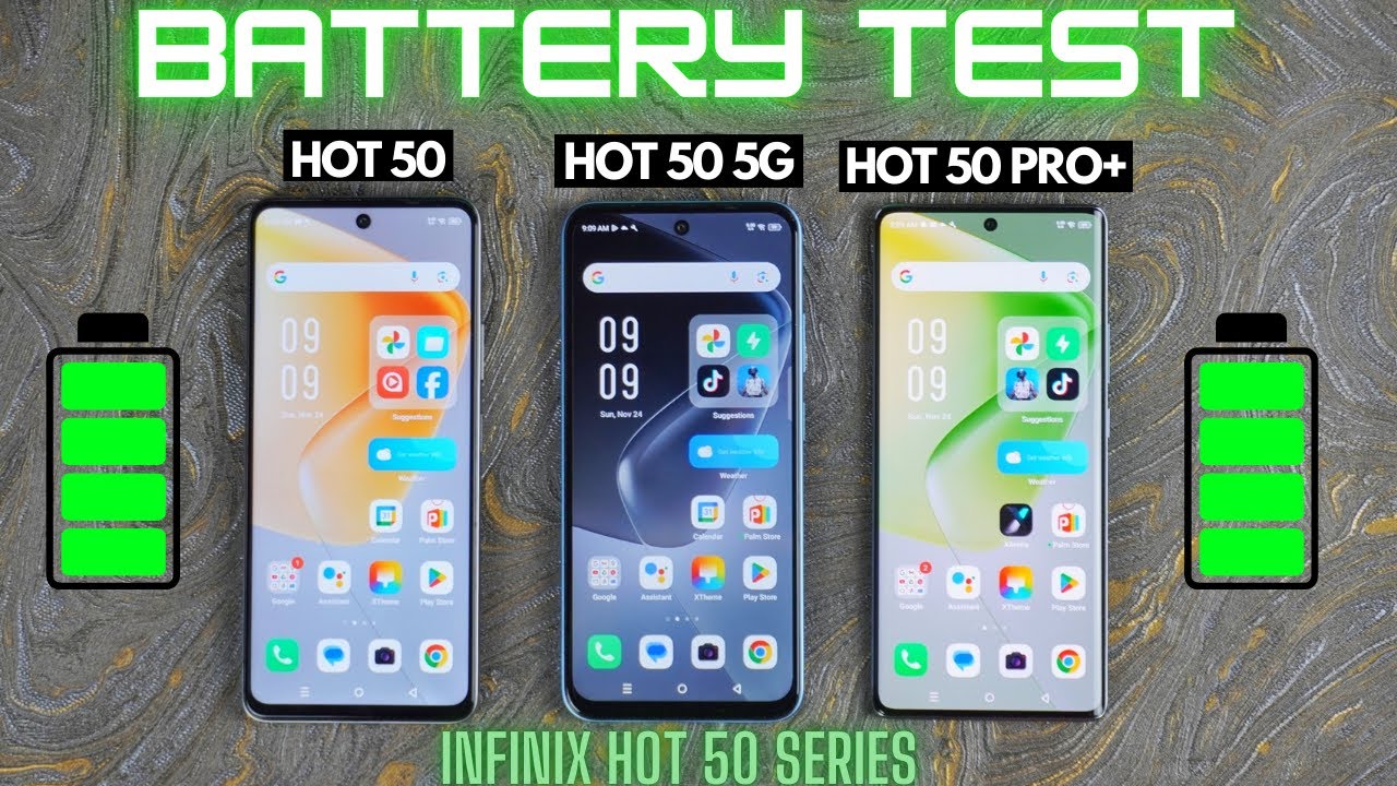 BATTERY TEST Infinix Hot 50 Series (Hot 50, Hot 50 5G, dan Hot 50 Pro+). Siapa Yang Paling AWET?