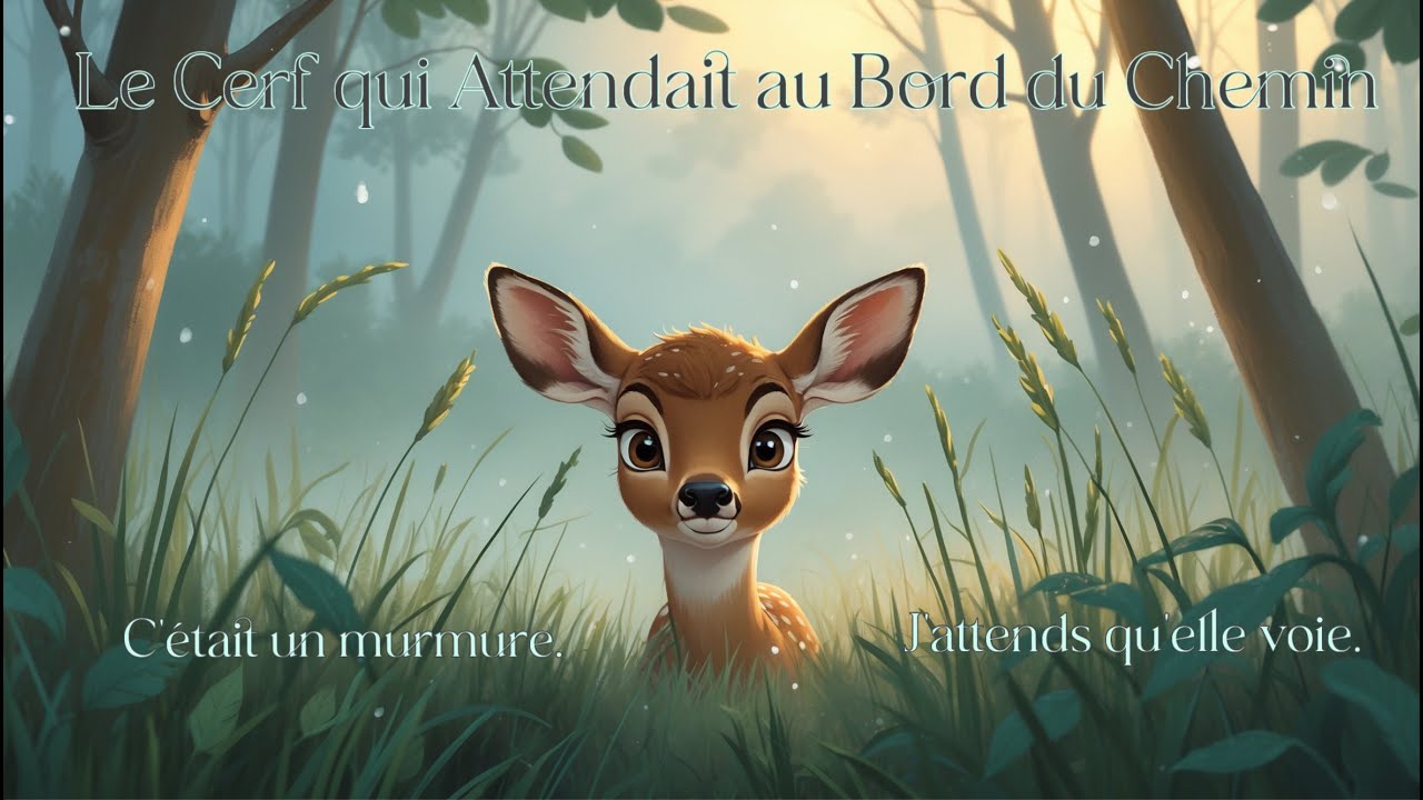 The Deer Who Waited at the Path (Versión Française) Le Cerf qui Attendait au Bord du Chemin