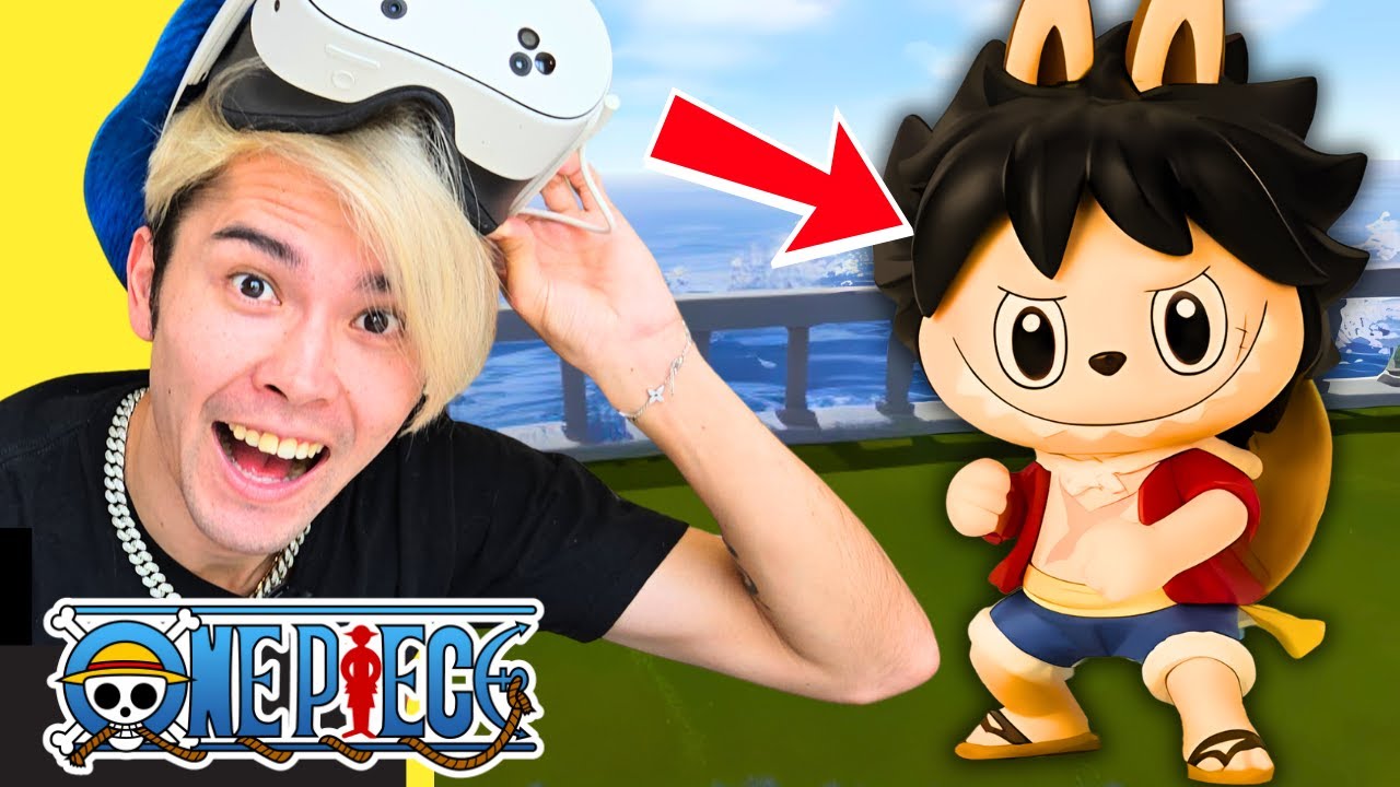 Unboxing the One Piece Labubu Figures in VR!