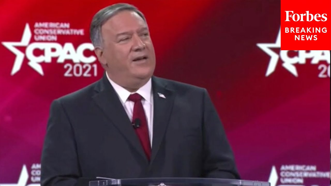 JUST IN: Pompeo slams Biden Administration in CPAC 2021 speech
