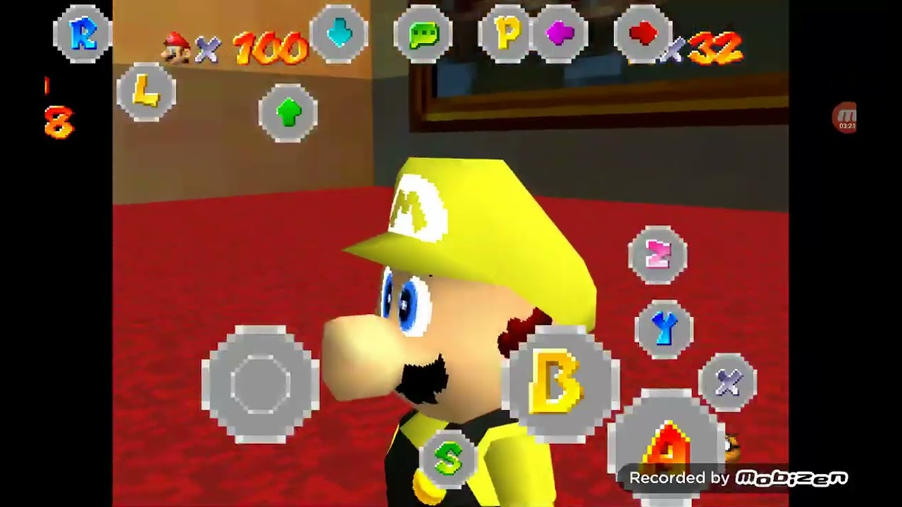 Super Mario 64 mod menu