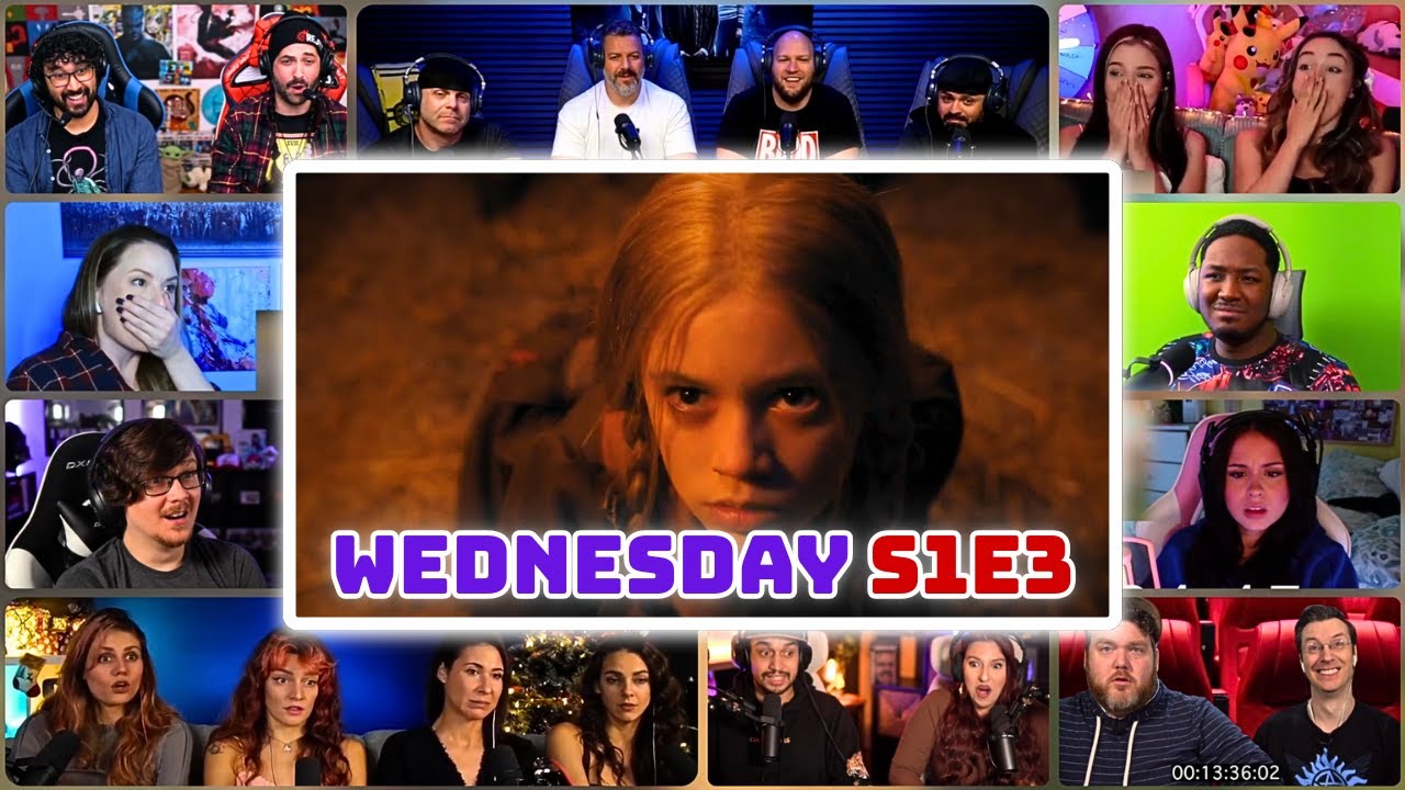 Wednesday 1x3 (2022) - TV Series Reaction Mashup!