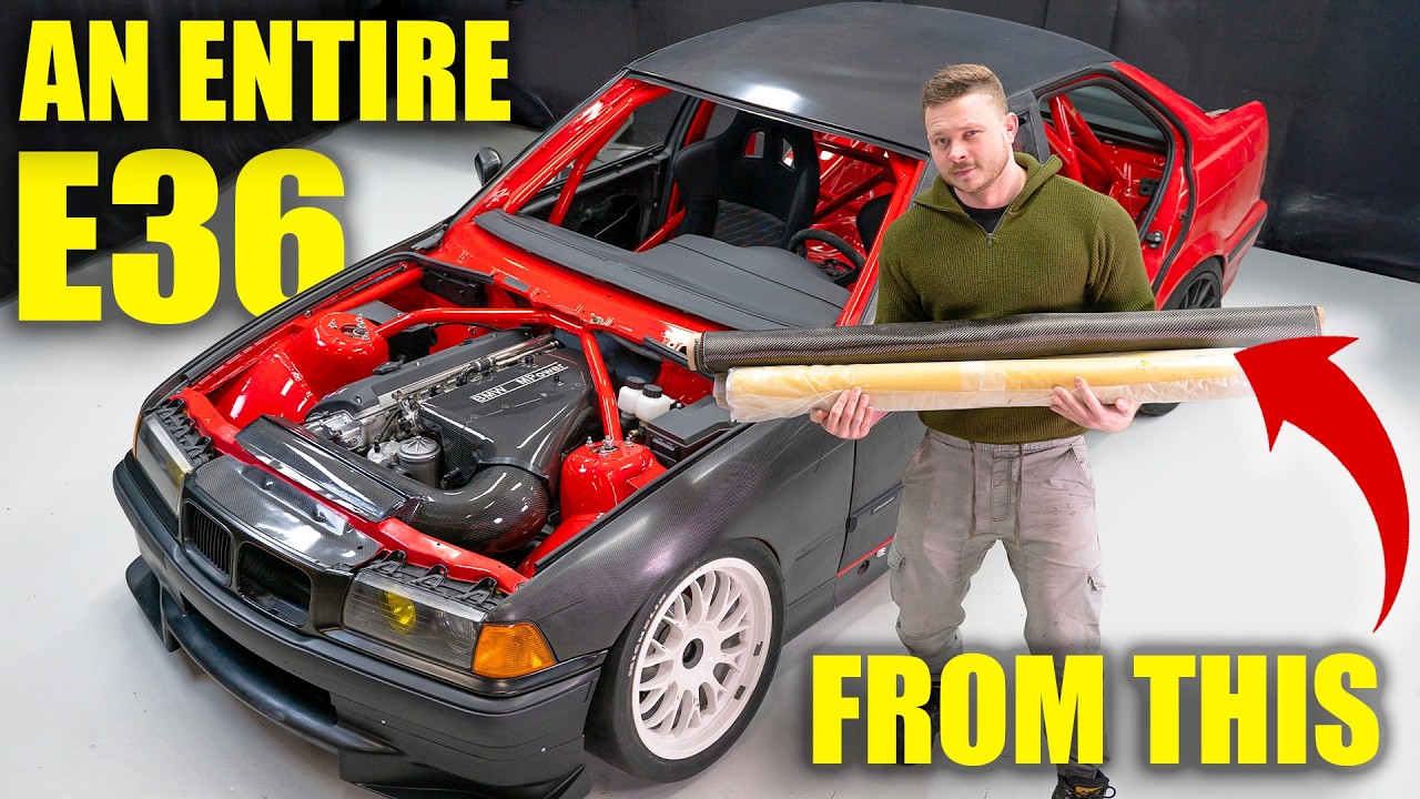We Attempt to Build a CARBON BMW E36, without Experience