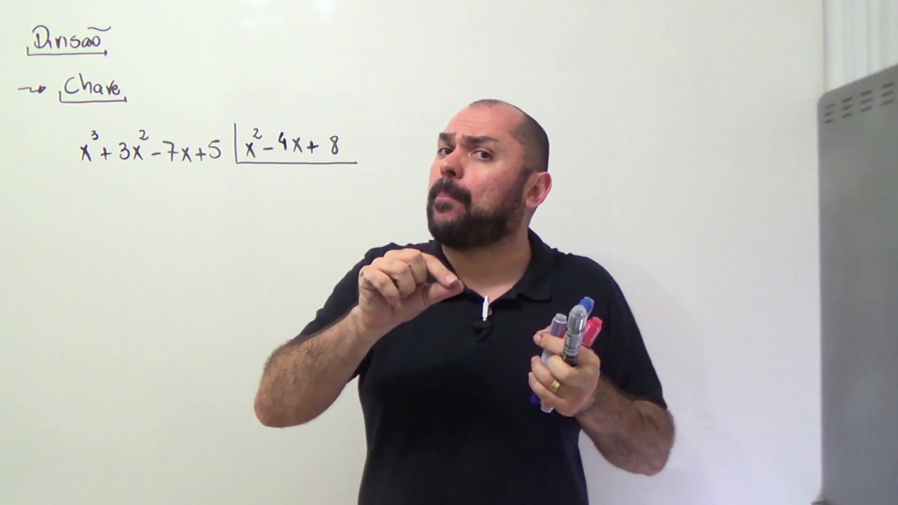 Polinômios + Divisão: Método da Chave + Aula 04