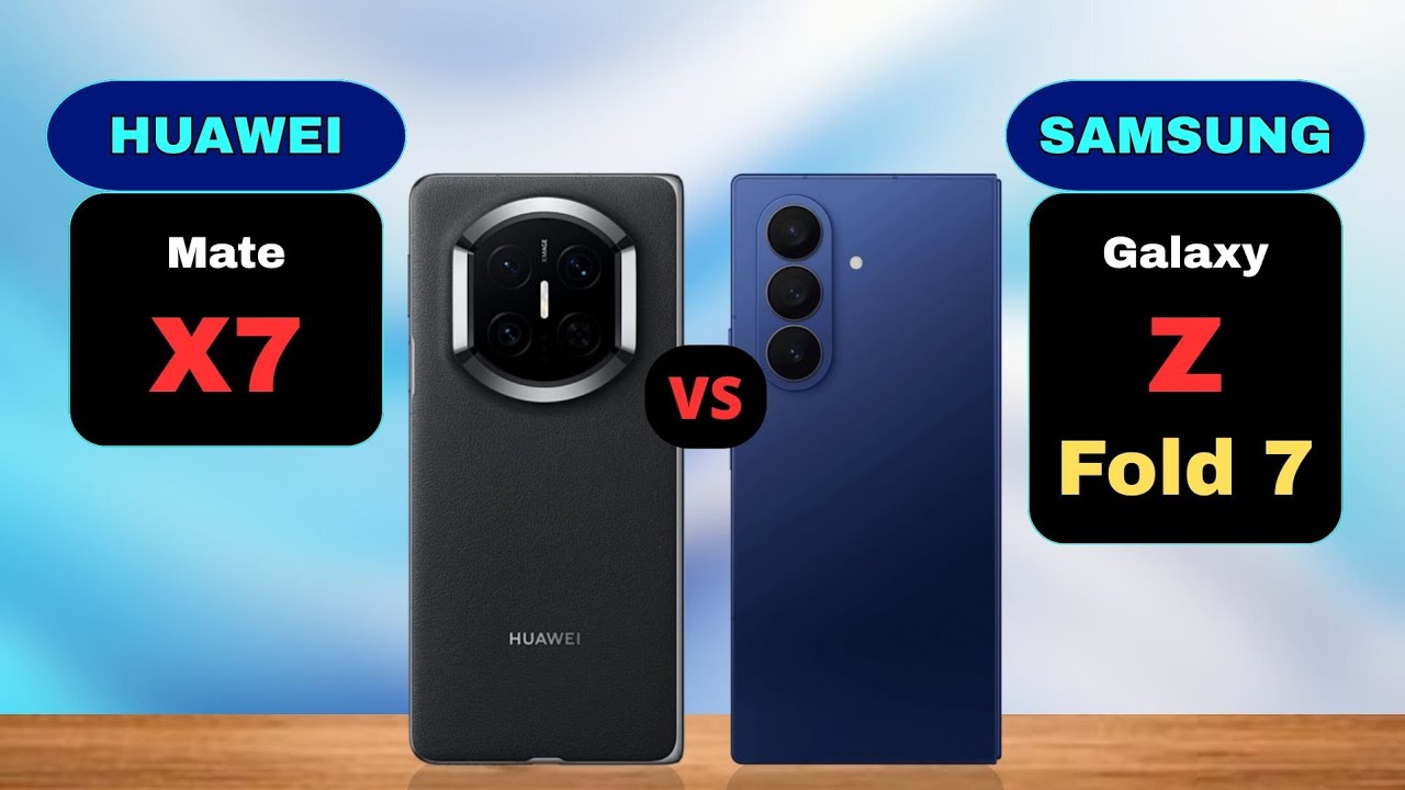 Huawei Mate X7 vs Galaxy Z Fold 7: The ULTIMATE Foldable Battle! (Kirin vs Snapdragon)