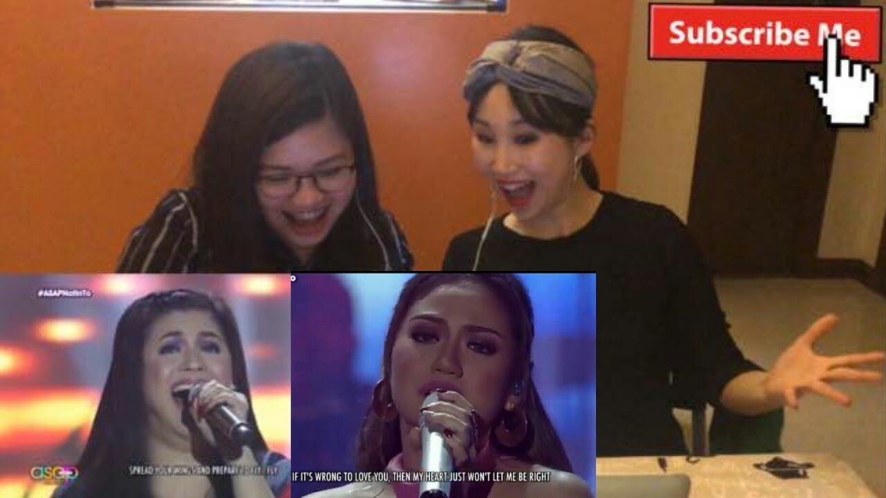 REACTION to Regine Velasquez & Morissette Amon's Duet - Mariah Carey Medley by Korean & Filipinafans