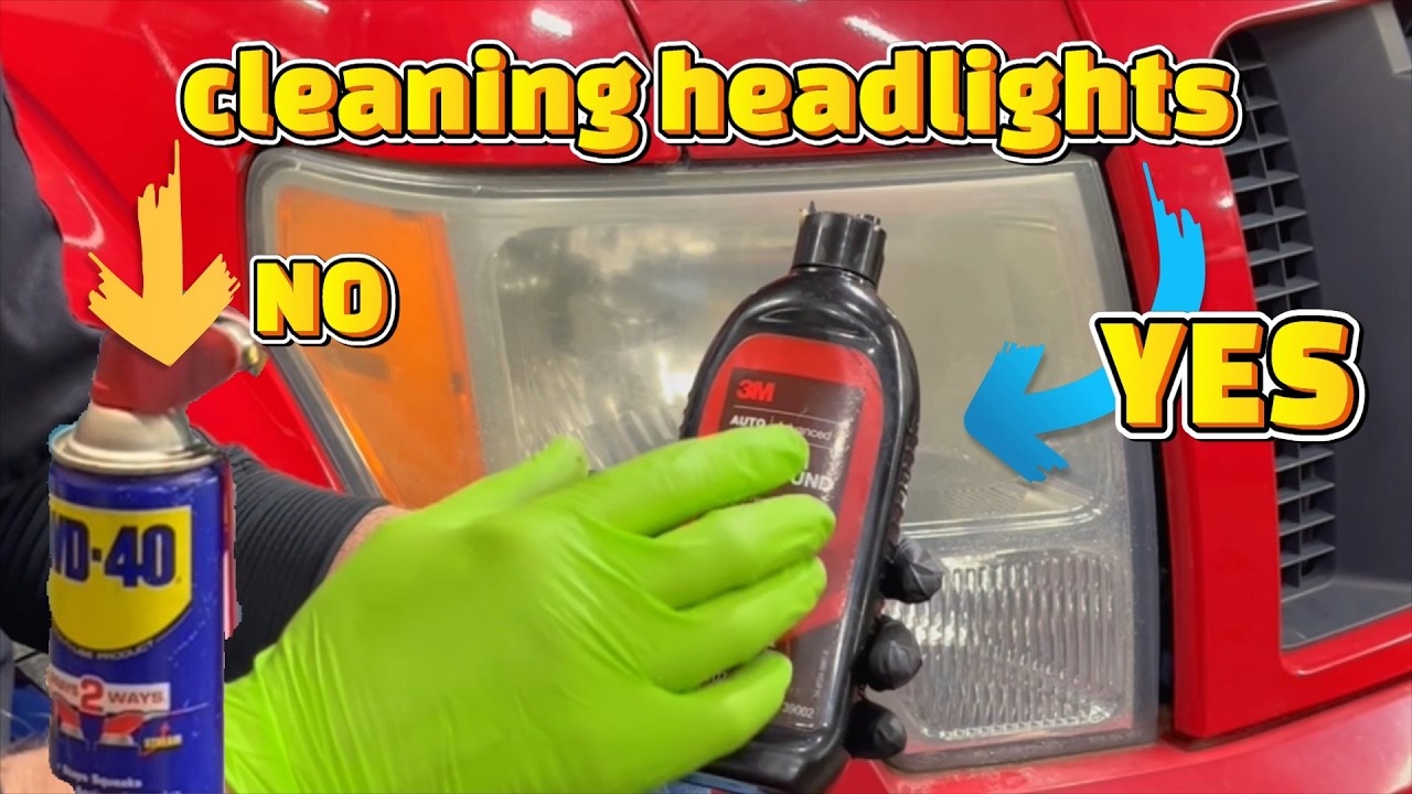 NEVER - EVER Clean Headlights With WD-40 This is the ONLY Product I use for DIY headlight CLEANING.