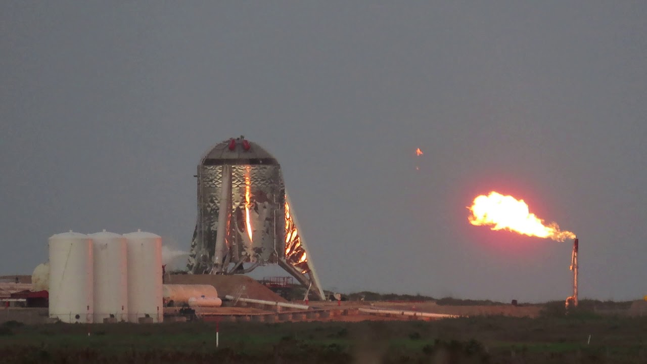 SpaceX StarHopper testing - March 28, 2019