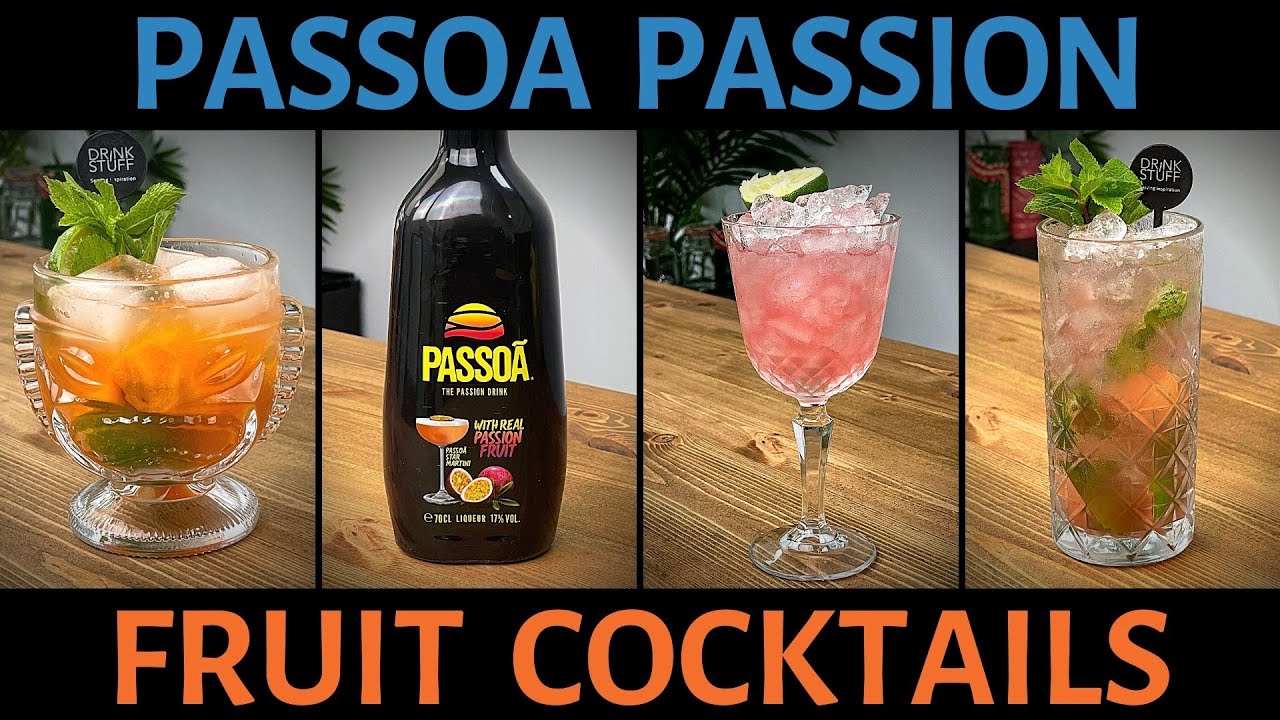 PASSOA Cocktails Recipes | How to make a Cocktail using Passoa Passionfruit Liqueur