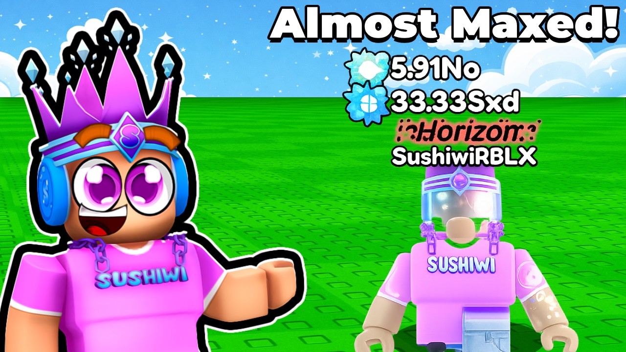I Spent HOURS To Finally Reach HORIZON Rank In Roblox Waste Time...