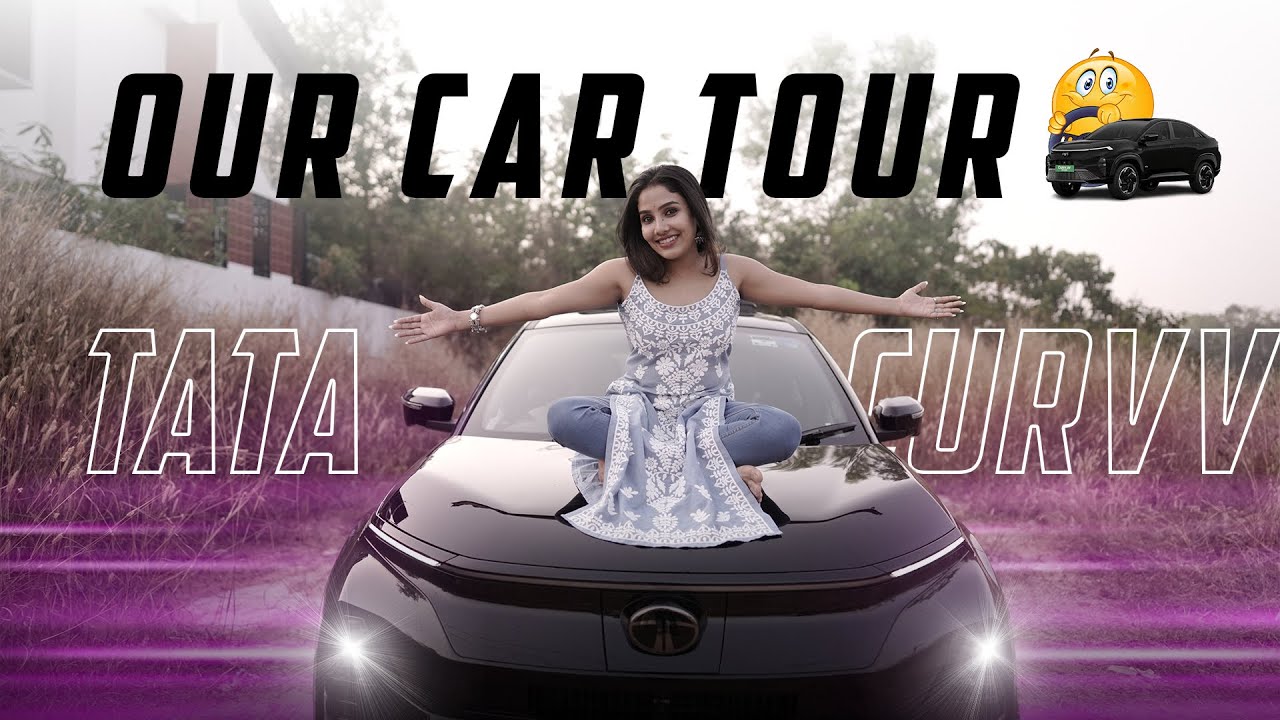 പുതിയ ചെറുക്കന്റെ Tour 😎 Our New Car Tour 🚓🧿#glamyganga #tatacurvvev 