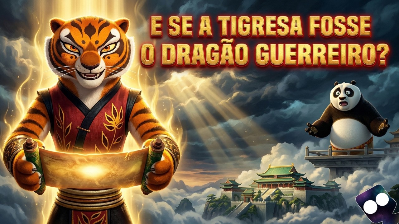 E SE A TIGRESA FOSSE O DRAGÃO GUERREIRO? | Kung Fu Panda
