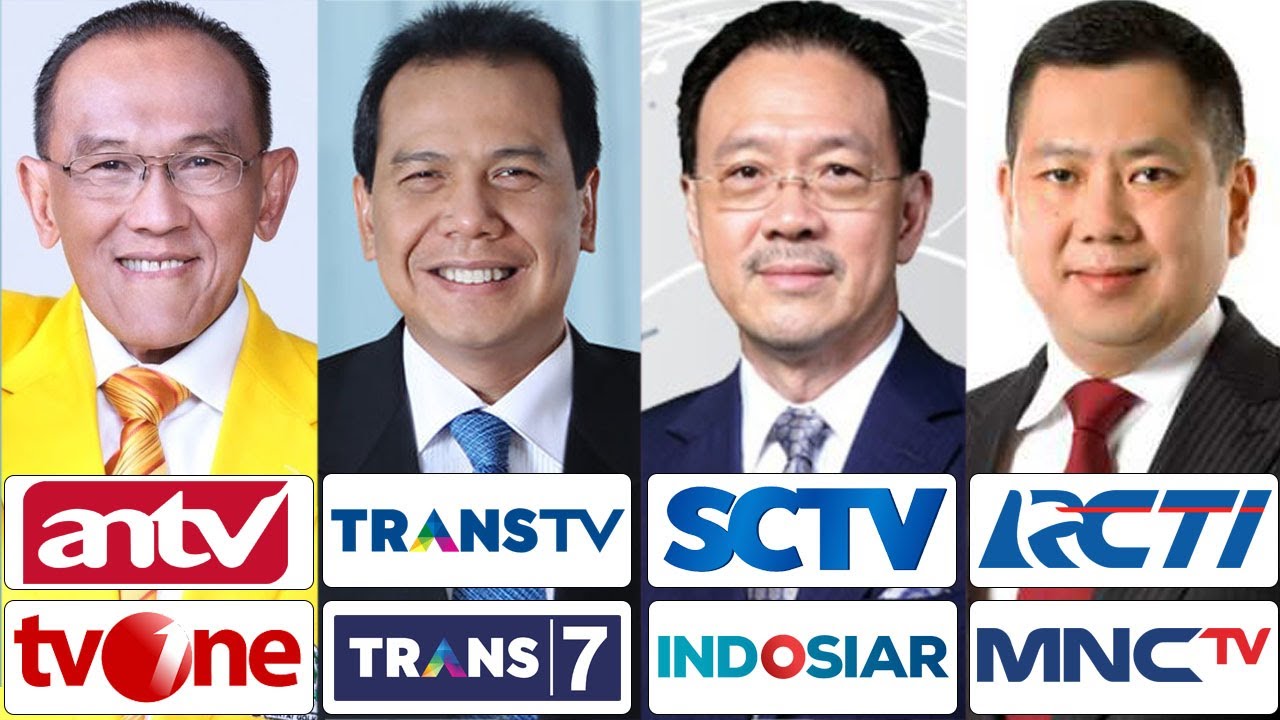 10 Konglomerat Kaya Raya Pemilik Stasiun Televisi Indonesia