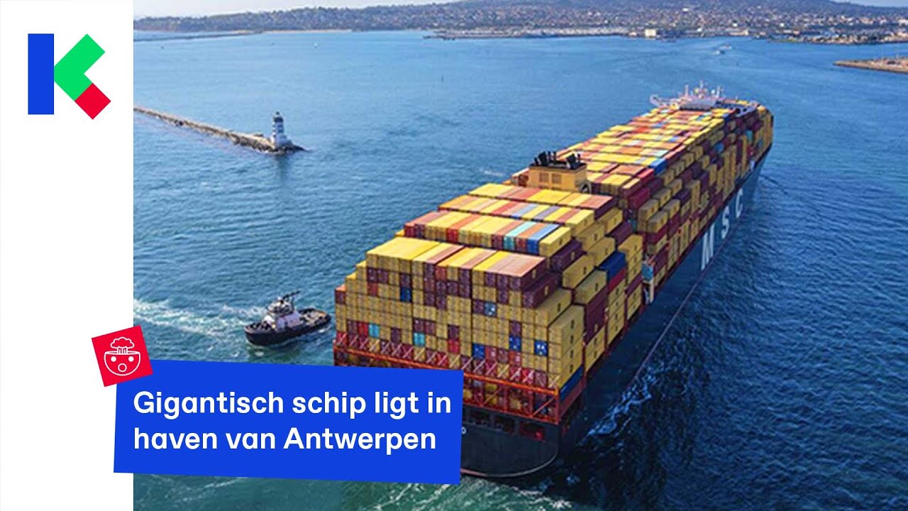 Wow! Dit is het grootste containerschip van de wereld!