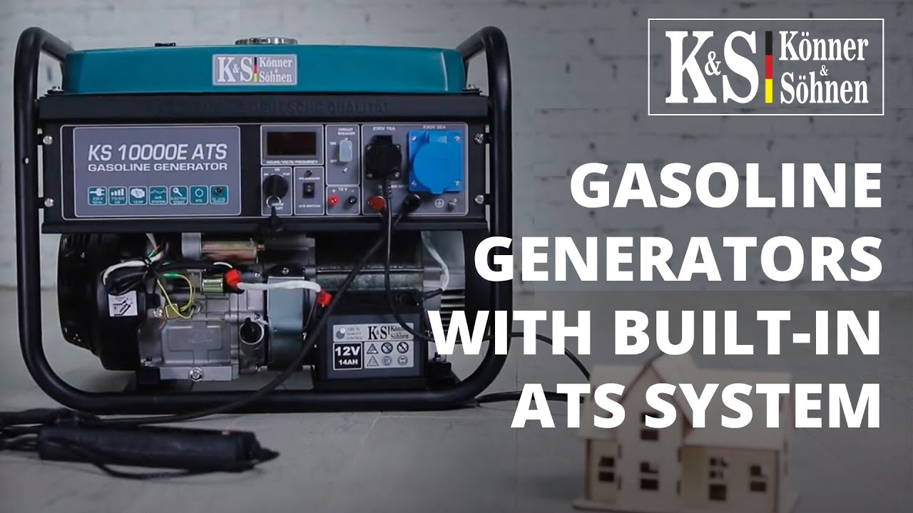 Video overview, connecting and starting the KS 10000E ATS generator with a built-in ATS unit