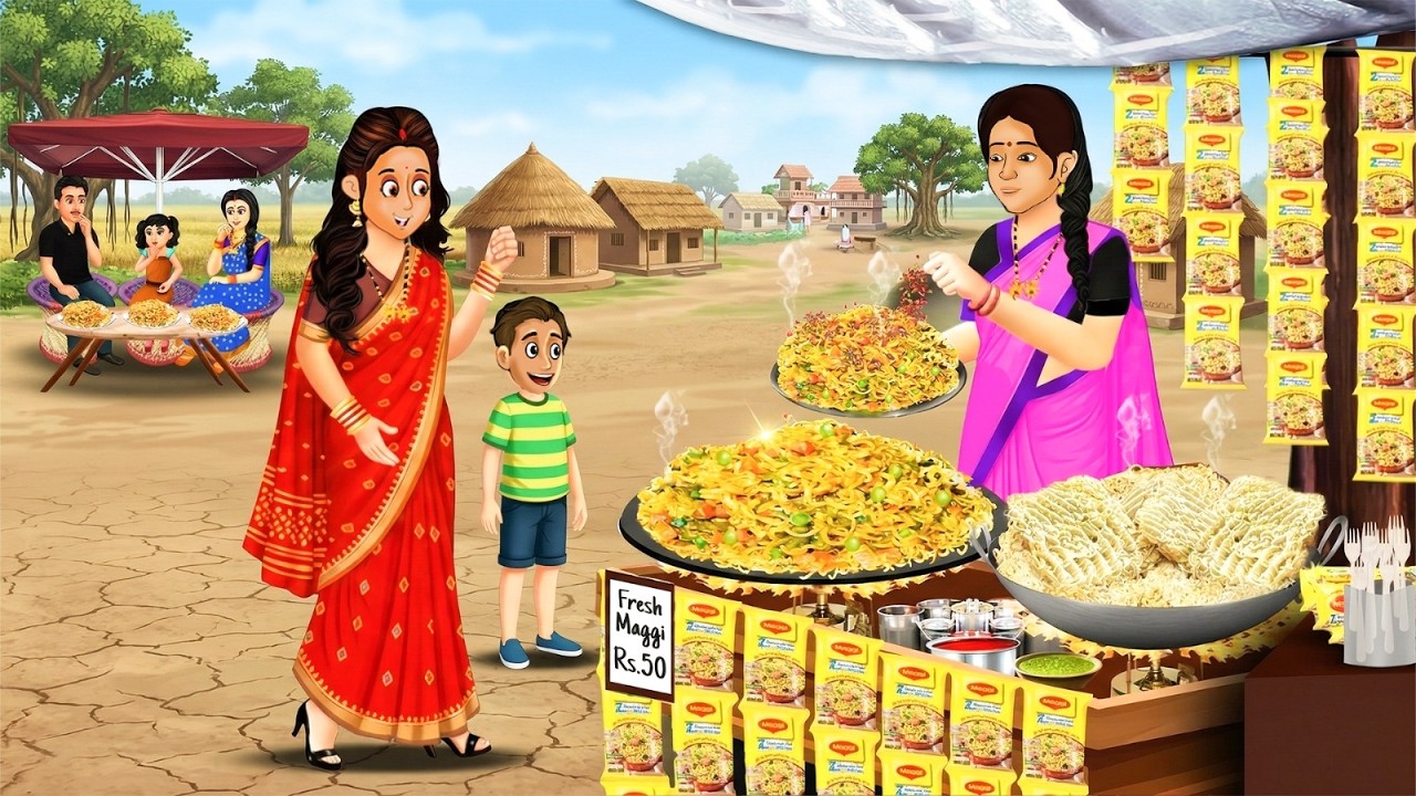 गरीब बहु की चटपटे मैगी | StoryTime | Saas Bahu | New Story | Kahaniya | Hindi Stories