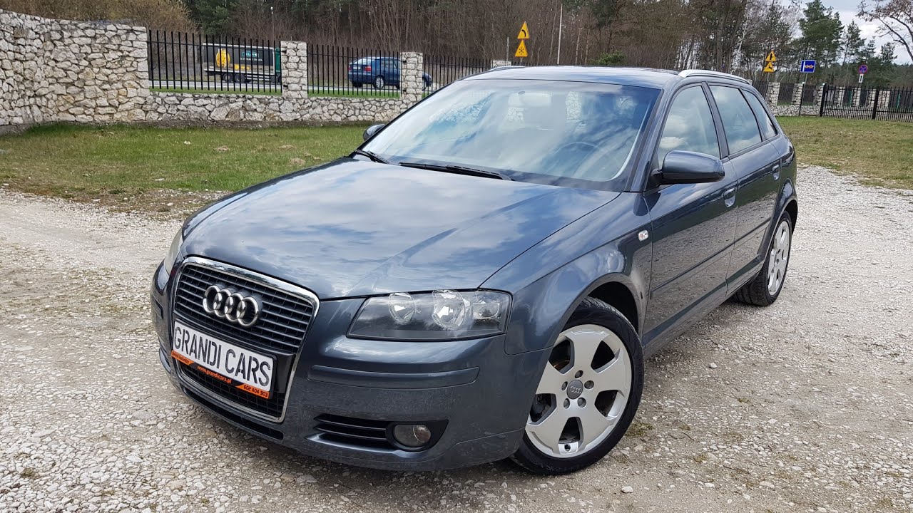 Audi A3 8P Sportback 2005r 1.6 MPI 102KM Prezentacja Samochodu
