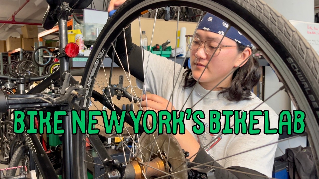 Программа Cycling to Bike New York's Bike Lab | Переработка велосипедов