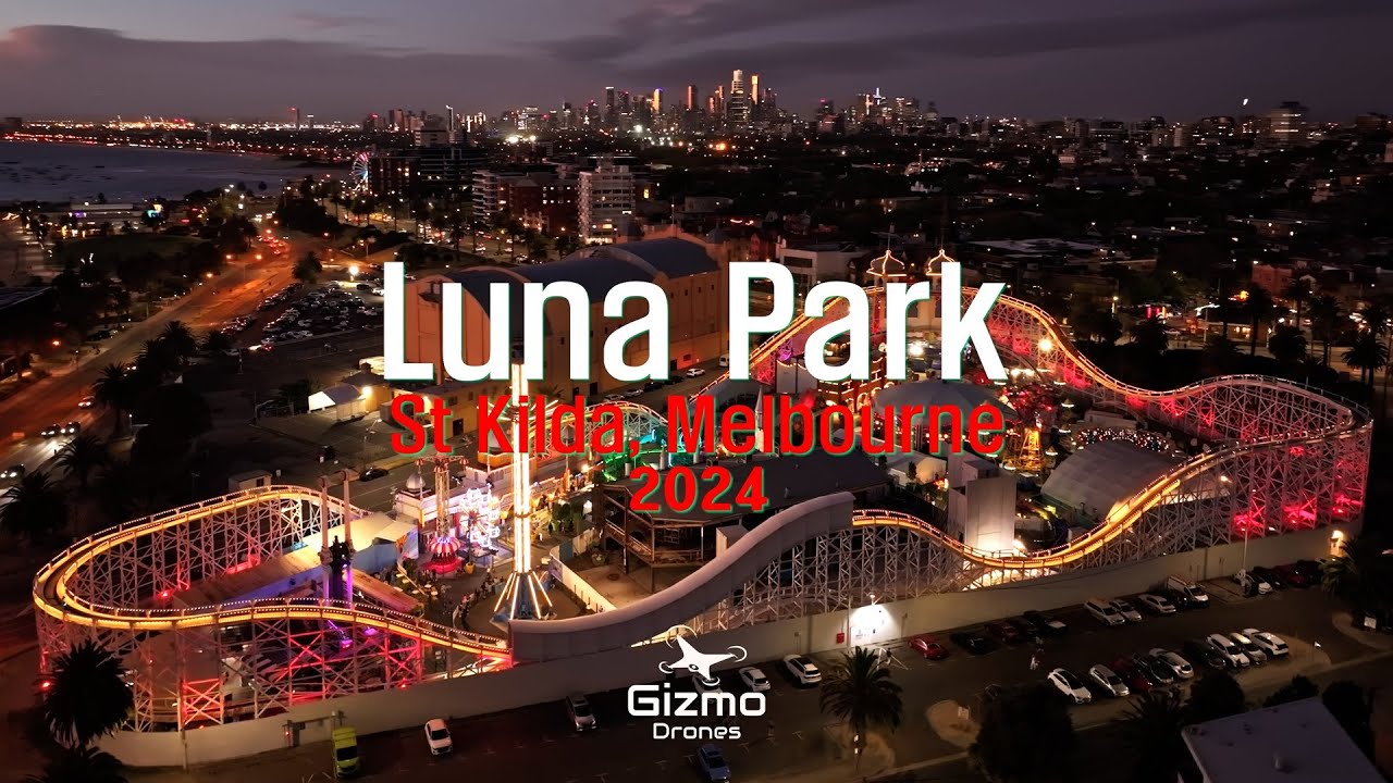 Luna Park - St Kilda, Melbourne 2024 - DJI Mavic 3 Pro DLog-M