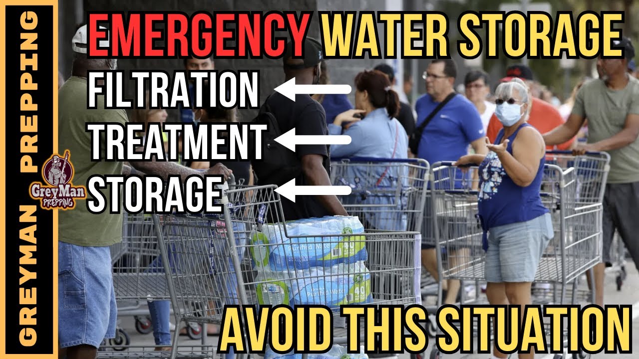 How to Store Water for an Emergency | Storing Water Long Term