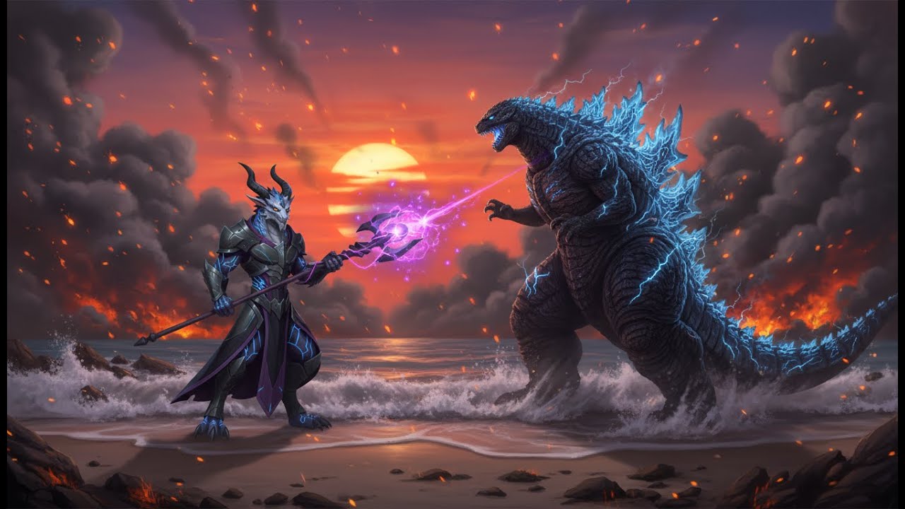 Episode 3: Battle of Kemmi, Godzilla against Dragon