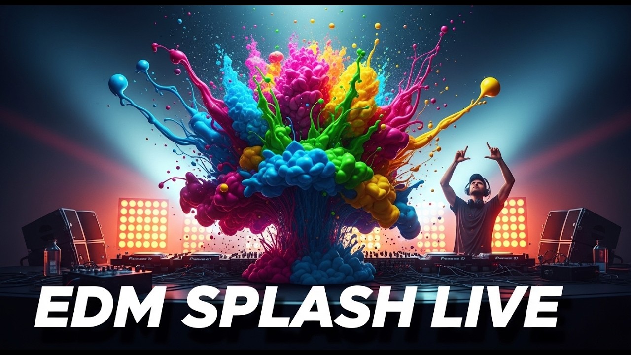 EDM Splash Live 💥 Neon Ink Drop Madness
