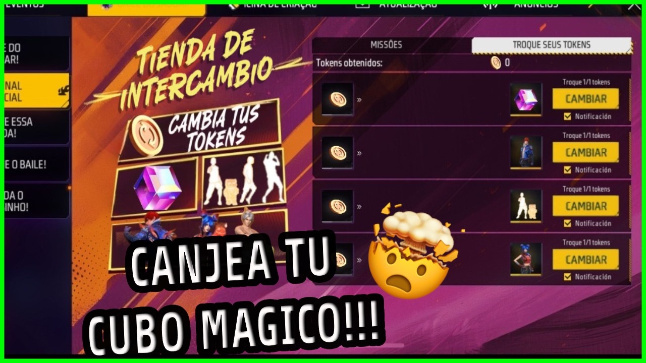 🔥FREE FIRE REGALA CUBO MÁGICO! EMOTES Y SKINS GRATIS EN EL FESTIVAL DEL RITMO FF latam