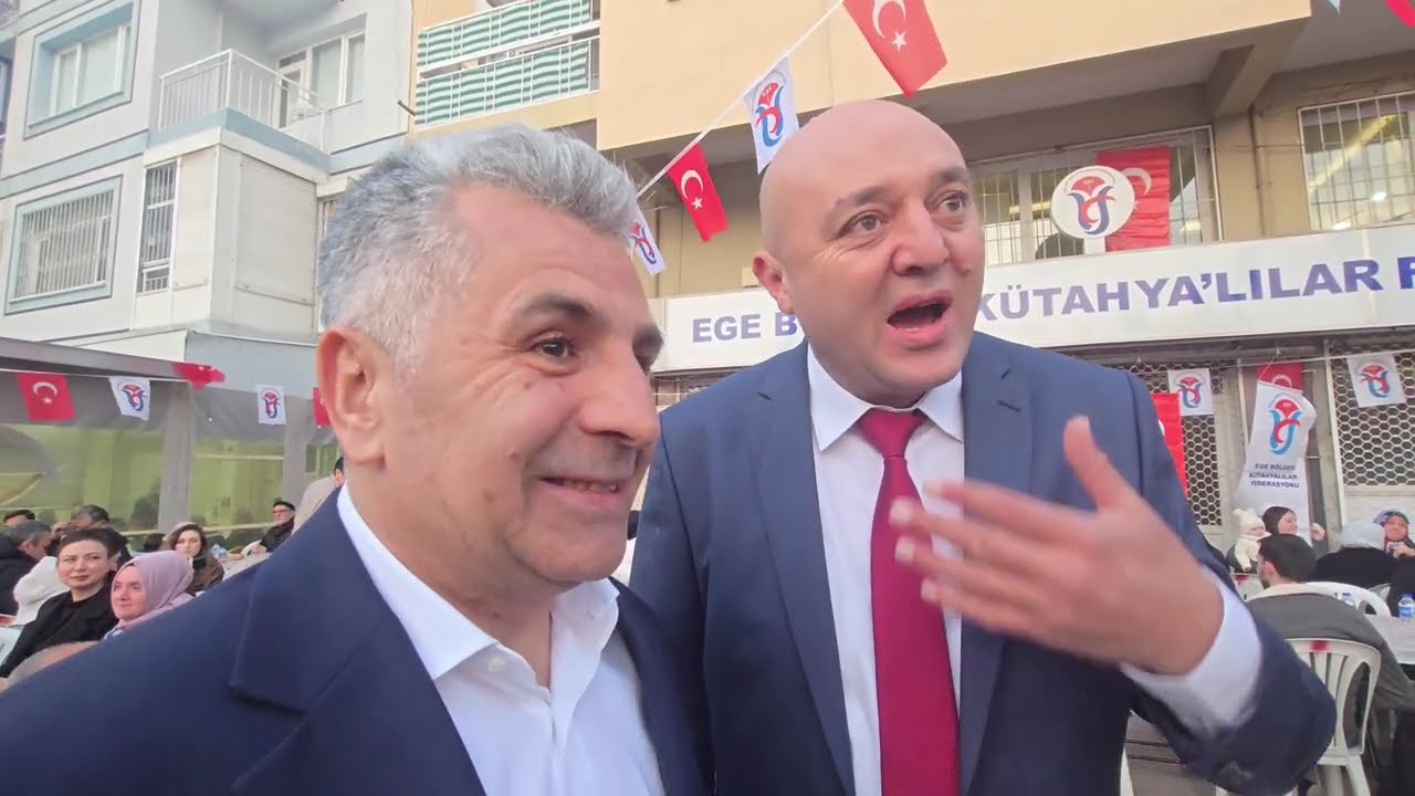 Kütahyalılar ege bölgesi federesyon Başkan Ufuk Aksoy  İftar yemeği verdi çok sayıda Davetli katıldı