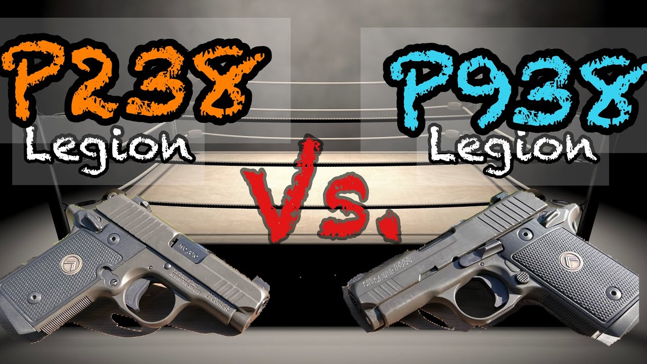SIG Legion P238 vs. P938 Series Handguns | 