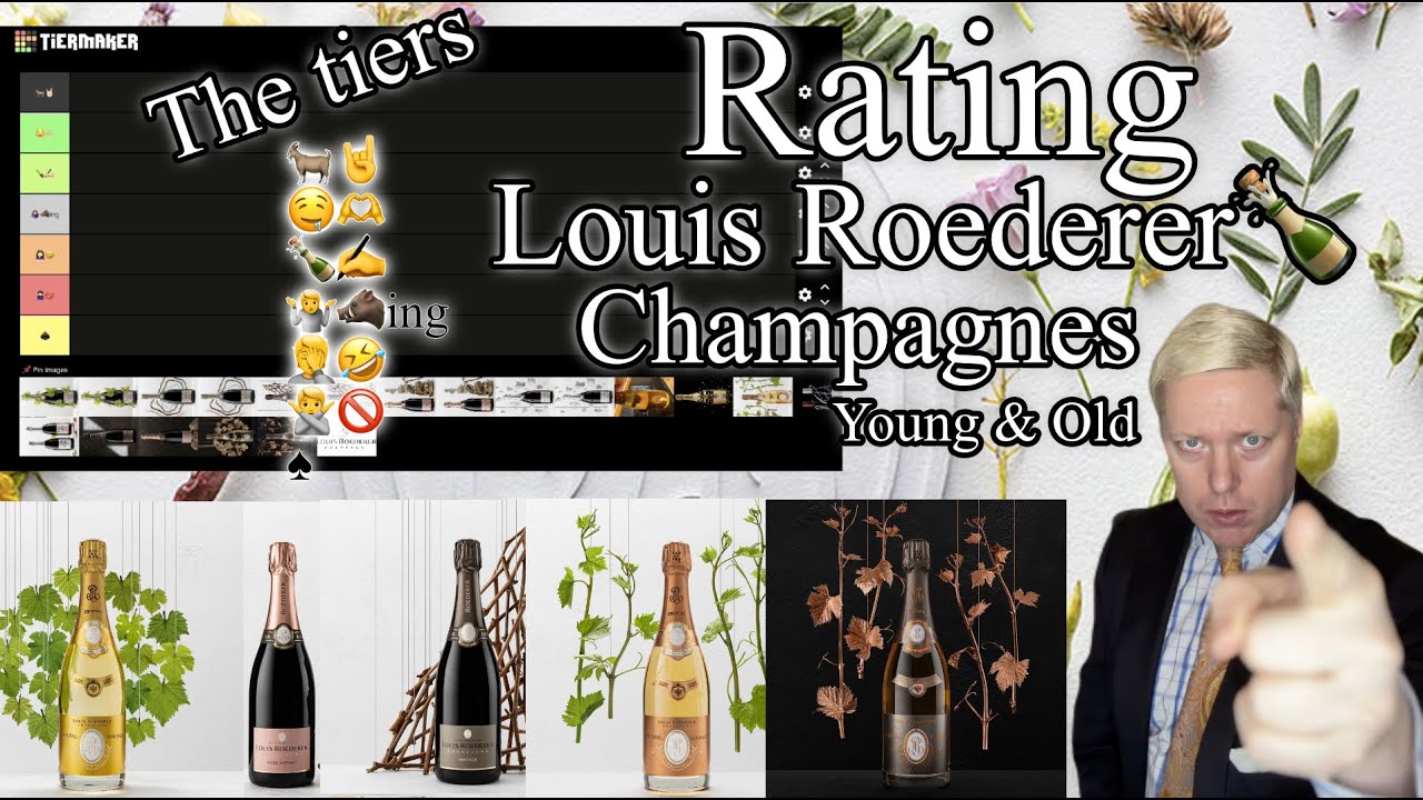 Expert Ranks LOUIS ROEDERER Champagnes (Cristal, Vintage, Rosé, BdB..) - Brutally Honest NO BS