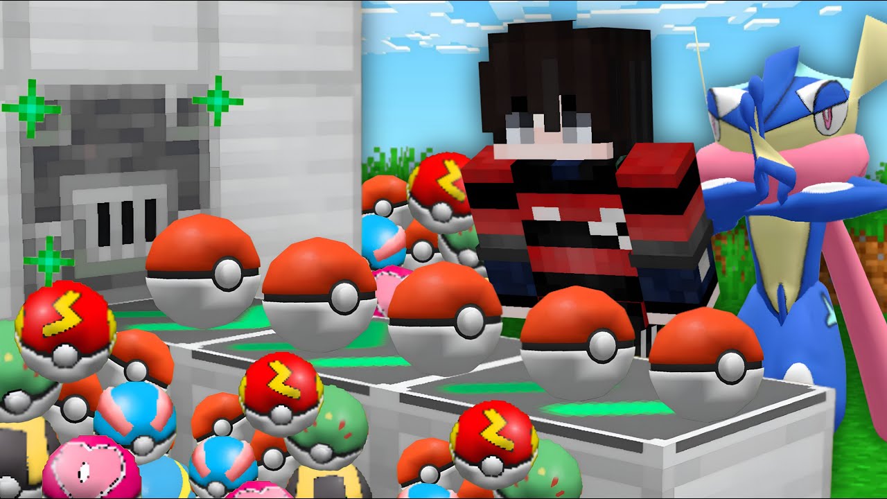 FIZ A MAIOR FABRICA DE POK&Eacute;BOLAS NO PIXELMON RAIZ