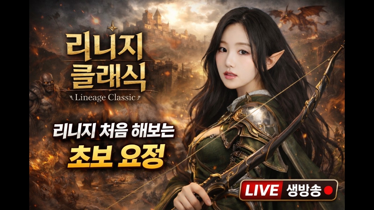[리니지 클래식] 데포로쥬서버 갑자기 아침방송?