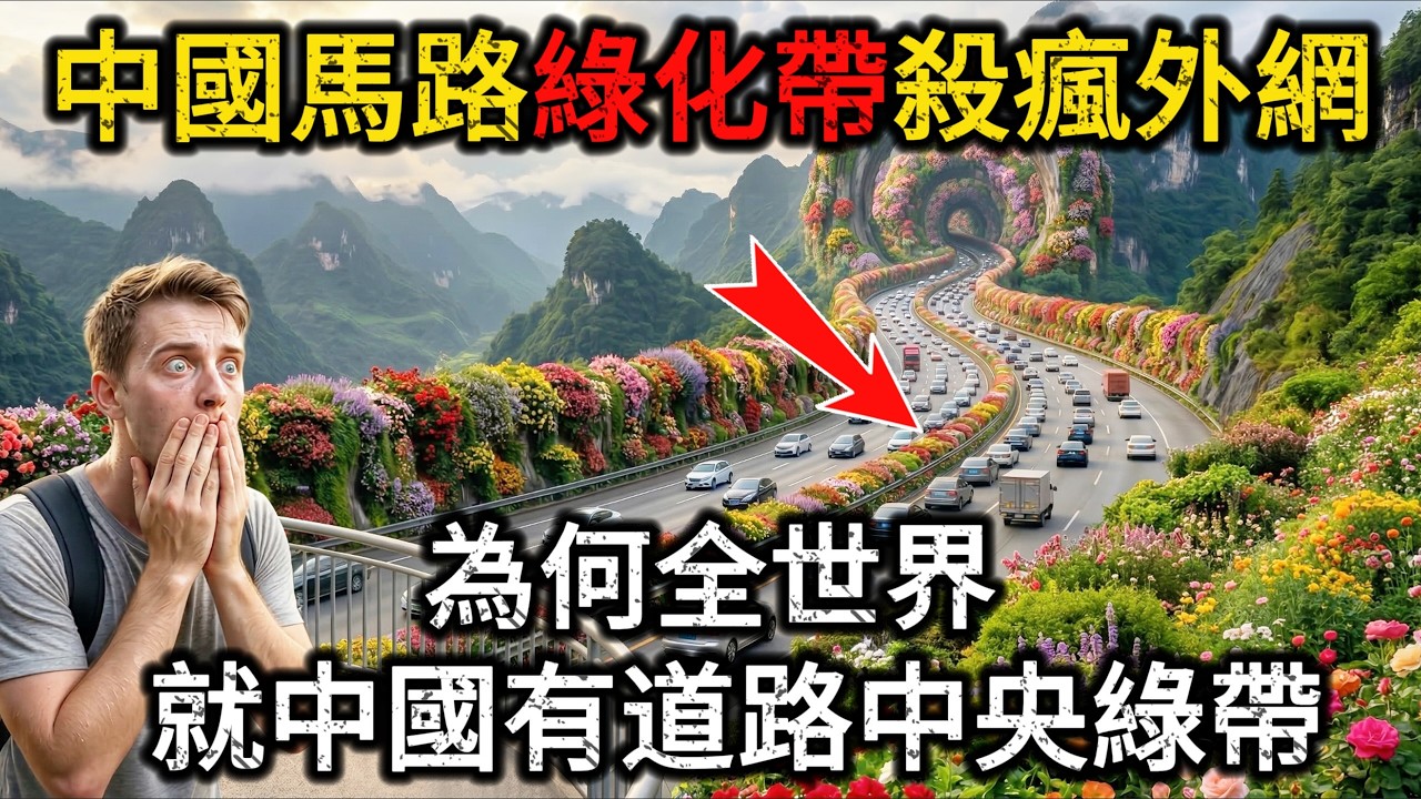 【深度解密】一條中國綠帶讓老外集體破防！中國高架橋開滿鮮花！揭開種樹背後的驚天野心，看懂中國植樹造林的百年大棋，西方碳中和陷阱慘遭史詩級反殺！