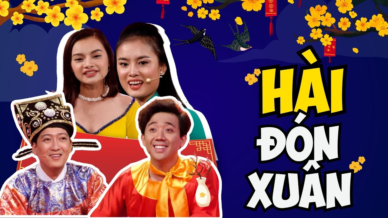 HÀI TẾT: Cười bể cuốn họng với 2 thí sinh mặc áo dài duyên dáng nhưng lăn xả thì không ai bằng