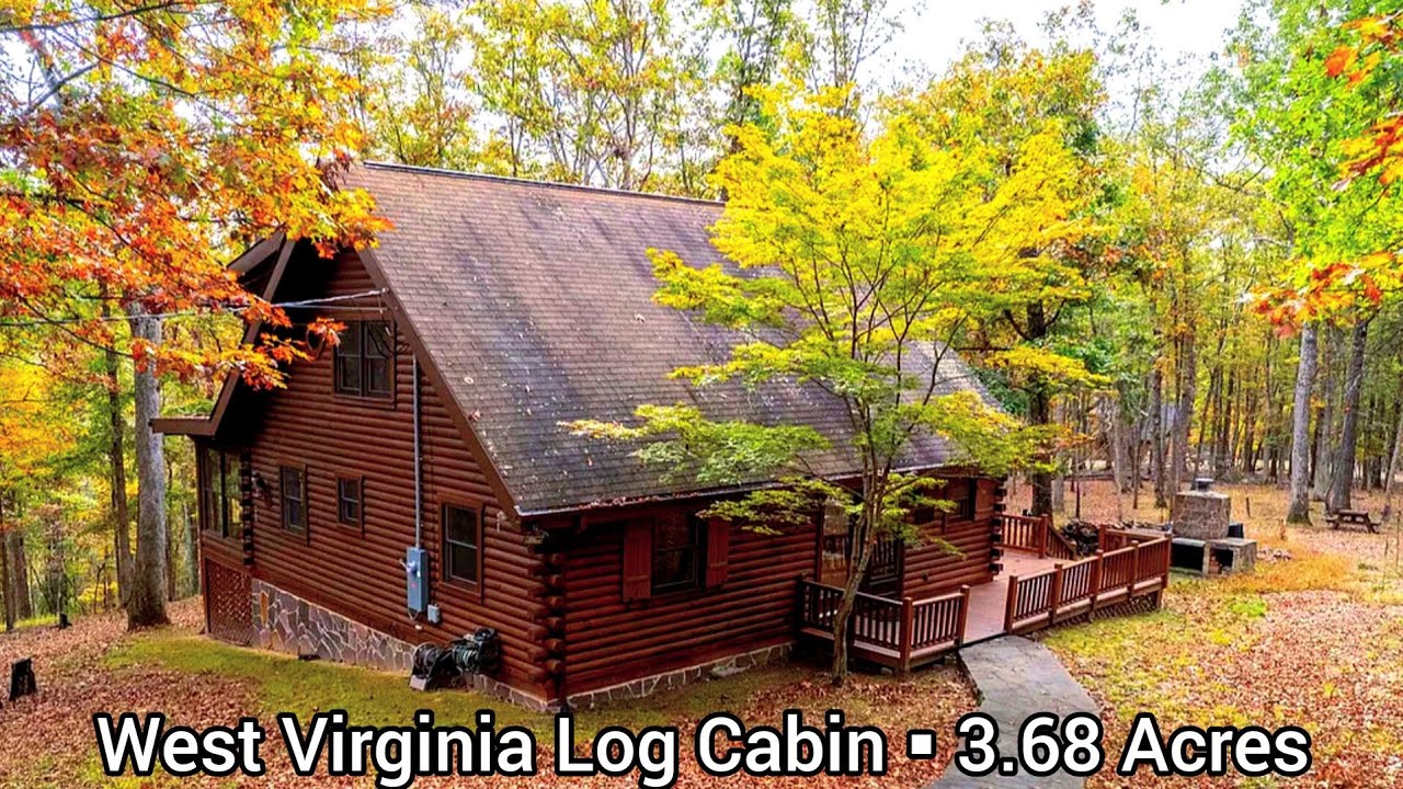 West Virginia Log Cabins For Sale | 3+ Acres | West Virginia Real Estate|Furnished Acreage Cabins#65